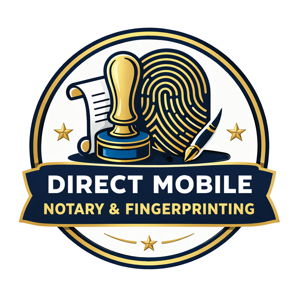 direct mobile notary logo